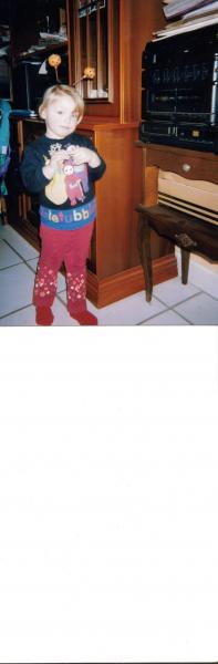 Sandra en mode teletubbies